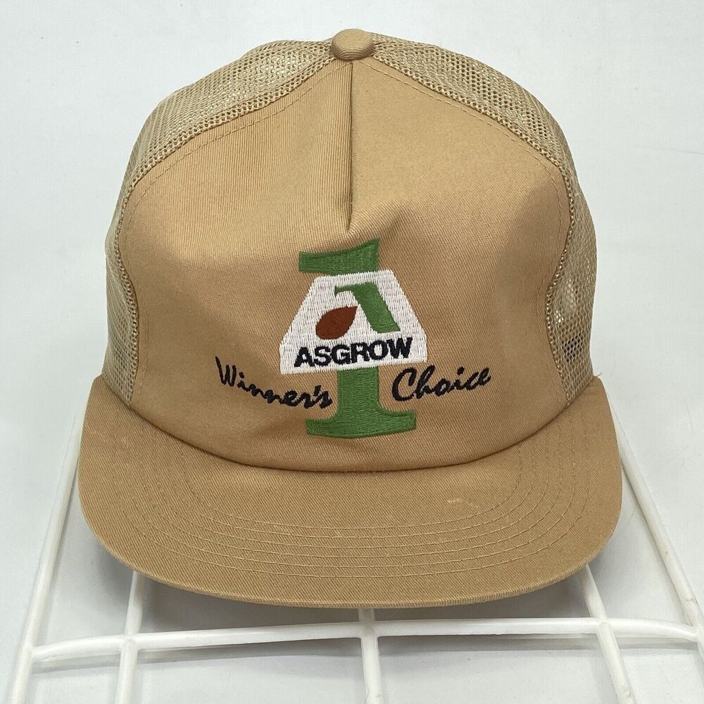 Vintage K-Products ASGROW Winner's Choice Snapback Trucker Hat Mesh‎